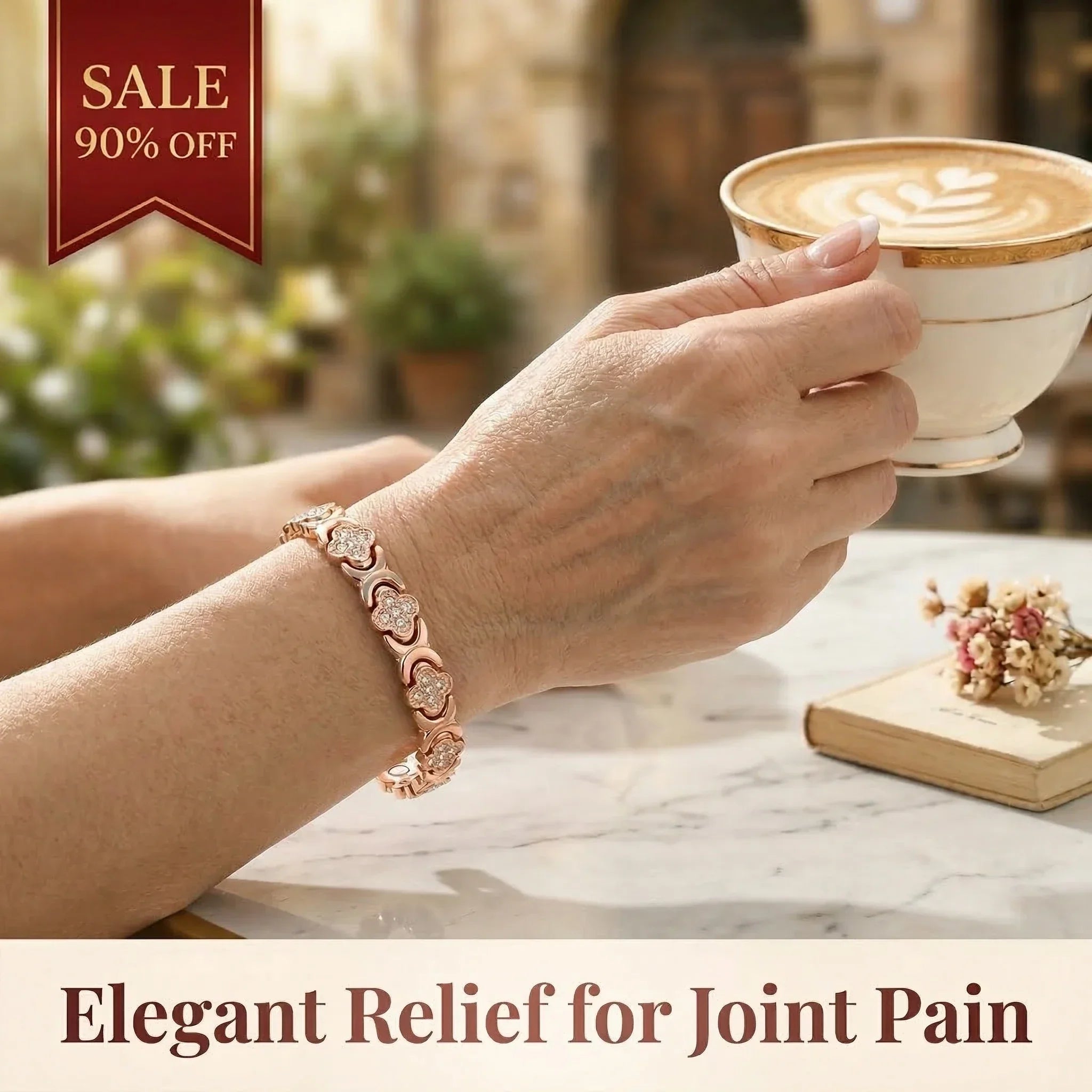 Soothe Stiff Joints: Elegant Copper Magnetic Bracelet -Last Day Sale-90% OFF🔥