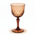 Vintage Amber Glass Goblet