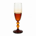Amber Gradient Champagne Glass